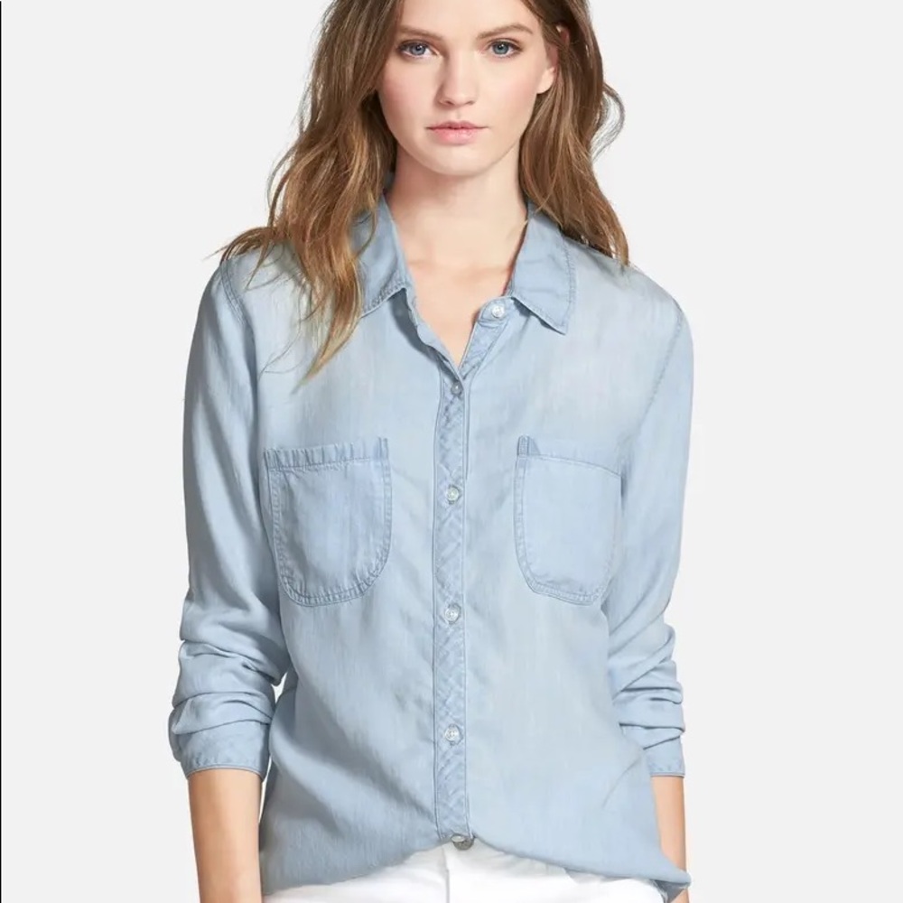 RAILS Carter Chambray Button Down. Size S
